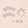 12 Sizes-24 Pcs Press On Nails W1555