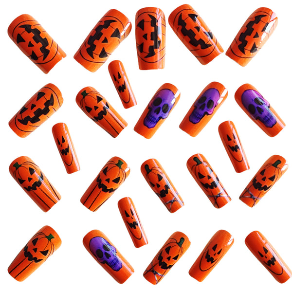 12 Sizes-24 Pcs Press On Nails Y1177