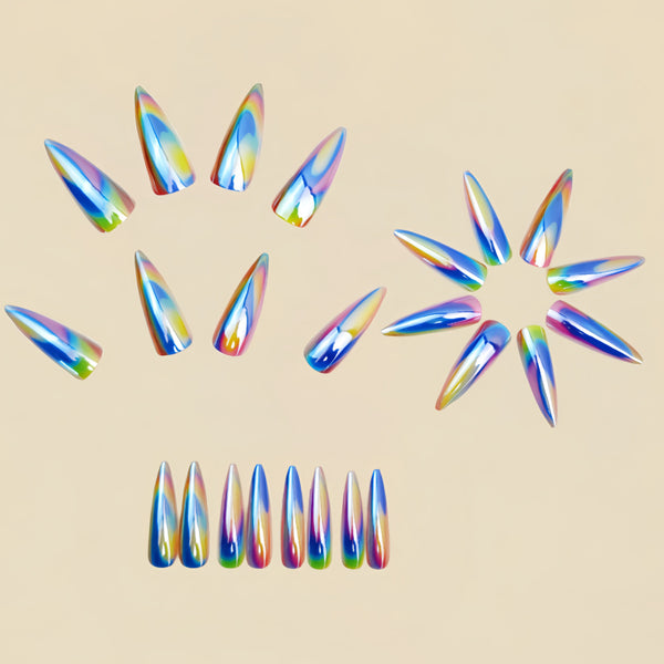 12 Sizes-24 Pcs Press On Nails Y1659