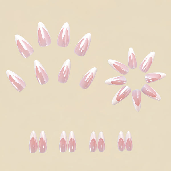 12 Sizes-24 Pcs Press On Nails Y1118