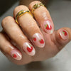12 Sizes-24 Pcs Press On Nails C1784