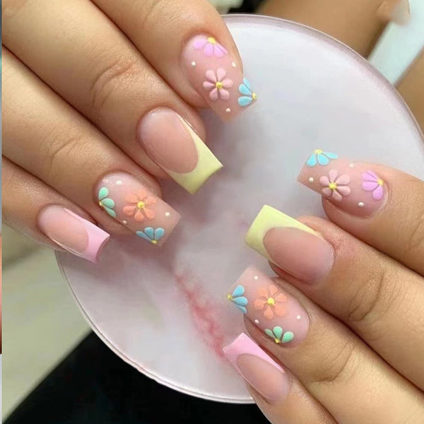 12 Sizes-24 Pcs Press On Nails W574