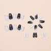 12 Sizes-24 Pcs Press On Nails W1750