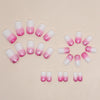 12 Sizes-24 Pcs Press On Nails W1435