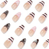 12 Sizes-24 Pcs Press On Nails JP4458