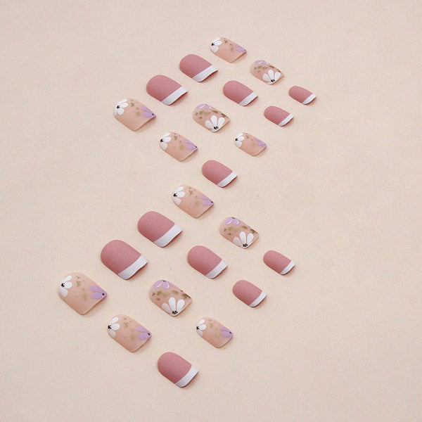 12 Sizes-24 Pcs Press On Nails W1214