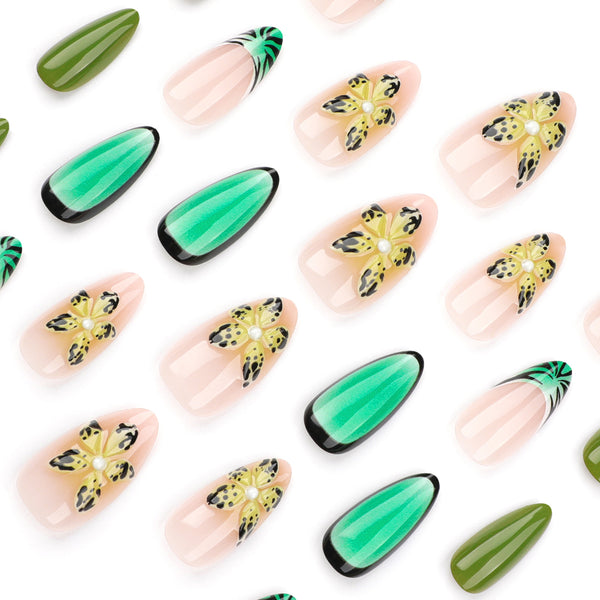 12 Sizes-24 Pcs Press On Nails JP3477