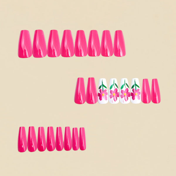 12 Sizes-24 Pcs Press On Nails y2085-24