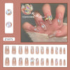 12 Sizes-24 Pcs Press On Nails Z1075