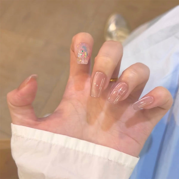12 Sizes-24 Pcs Press On Nails JL0705