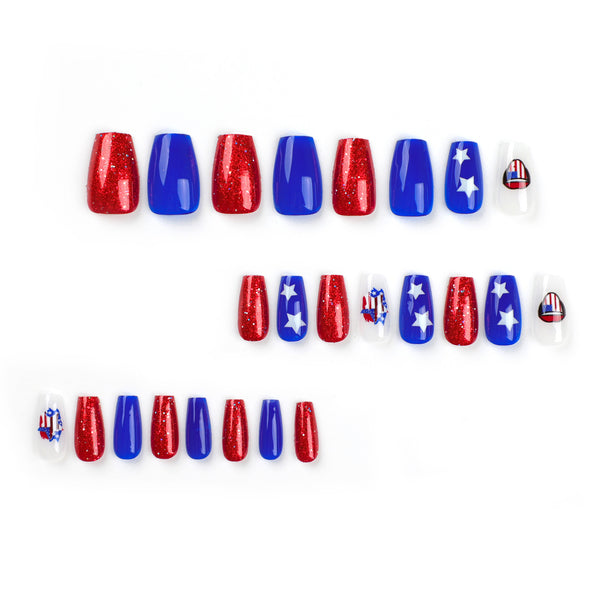 12 Sizes-24 Pcs Press On Nails JP2773