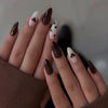 12 Sizes-24 Pcs Press On Nails W2128