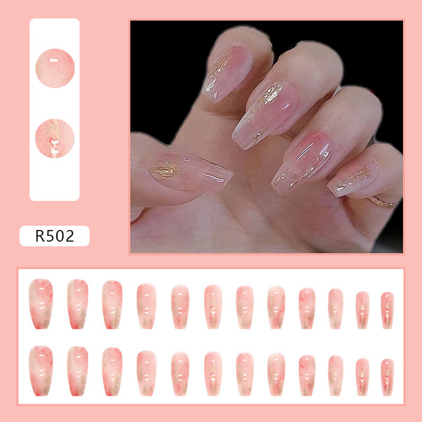 12 Sizes-24 Pcs Press On Nails R481