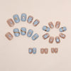 12 Sizes-24 Pcs Press On Nails Z750