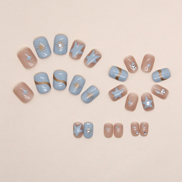 12 Sizes-24 Pcs Press On Nails Z750