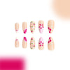 12 Sizes-24 Pcs Press On Nails C308