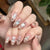 12 Sizes-24 Pcs Press On Nails W1160