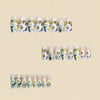 12 Sizes-24 Pcs Press On Nails y2087-24