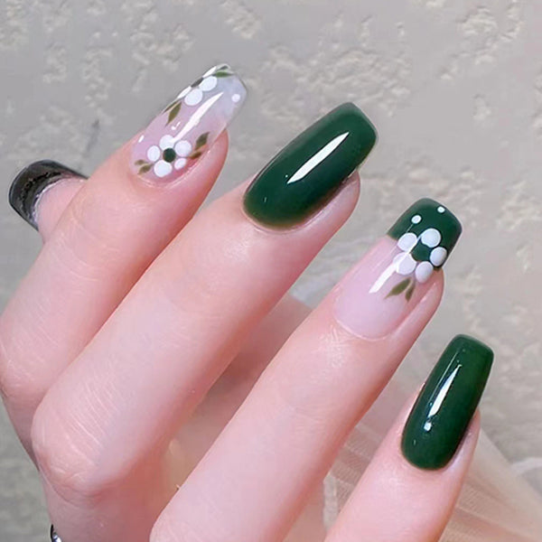 12 Sizes-24 Pcs Press On Nails R531