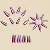 12 Sizes-24 Pcs Press On Nails Y1105