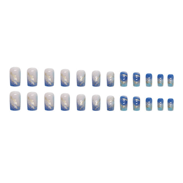 12 Sizes-24 PcsPress On Nails W1272