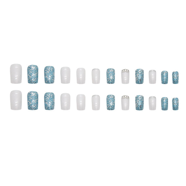 12 Sizes-24 Pcs Press On Nails Z748