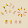 12 Sizes-24 Pcs Press On Nails Y490