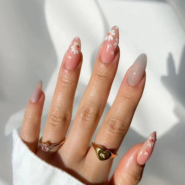 12 Sizes-24 Pcs Press On Nails W1565