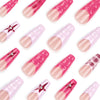 12 Sizes-24 Pcs Press On Nails JP3238