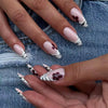 12 Sizes-24 Pcs Press On Nails C1357