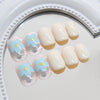 12 Sizes-24 Pcs Press On Nails R925