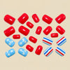 12 Sizes-24 Pcs Press On Nails Y1550