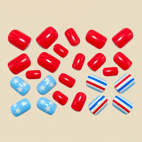 12 Sizes-24 Pcs Press On Nails Y1550