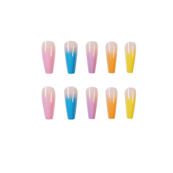 12 Sizes-24 Pcs Press On Nails JP1046