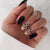 12 Sizes-24 Pcs Press On Nails W929