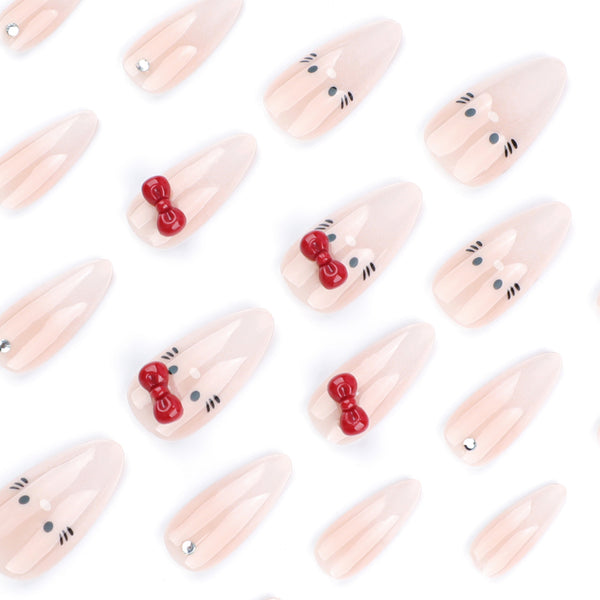 12 Sizes-24 Pcs Press On Nails JP3598