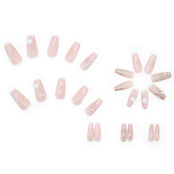 12 Sizes-24 Pcs Press On Nails Z312