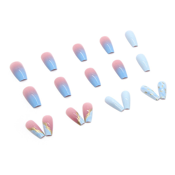 12 Sizes-24 Pcs Press On Nails W160