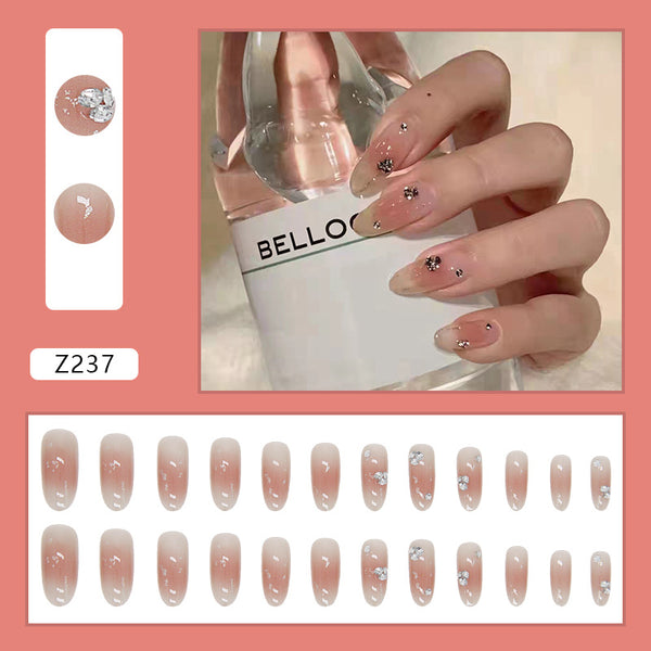 12 Sizes-24 Pcs Press On Nails Z237