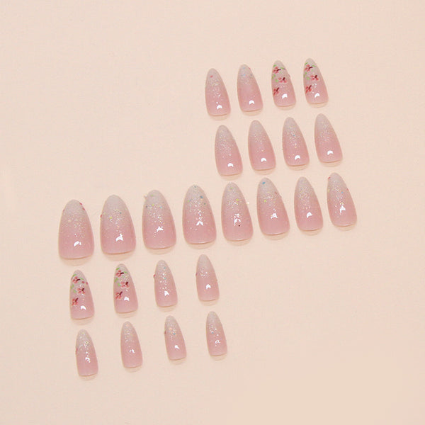 12 Sizes-24 Pcs Press On Nails W1740