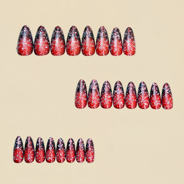 12 Sizes-24 Pcs Press On Nails Y1265