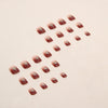 12 Sizes-24 Pcs Press On Nails R744
