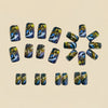 12 Sizes-24 Pcs Press On Nails Y1807
