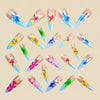 12 Sizes-24 Pcs Press On Nails Y1394
