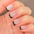 12 Sizes-24 Pcs Press On Nails Y1420