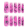 12 Sizes-24 Pcs Press On Nails JP3332