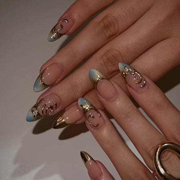 30 Pcs Press On Nails W2196