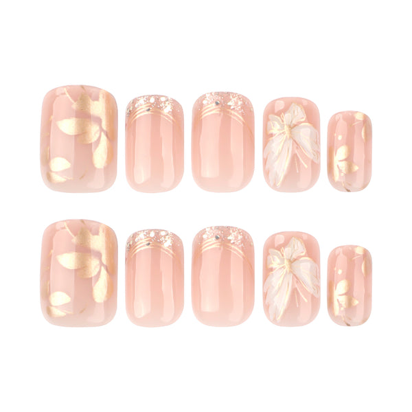 12 Sizes-24 Pcs Press On Nails JL0682