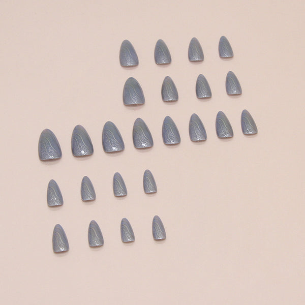 12 Sizes-24 Pcs Press On Nails W1592