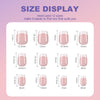 108 Pcs Press On Nails D001